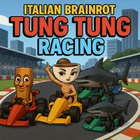 PLay Italian Brainrot Tung Tung Racing now!